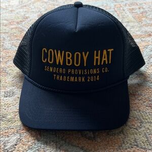 Sendero Navy Cowboy Hat